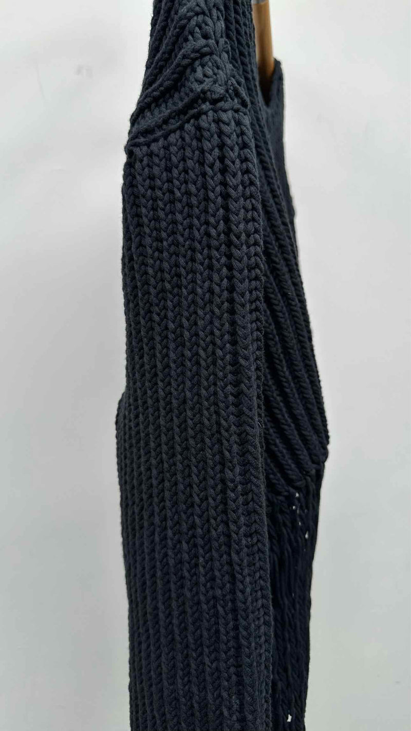 Ann Demeulemeester Destroy Hybrid Hand-knitted Sweater