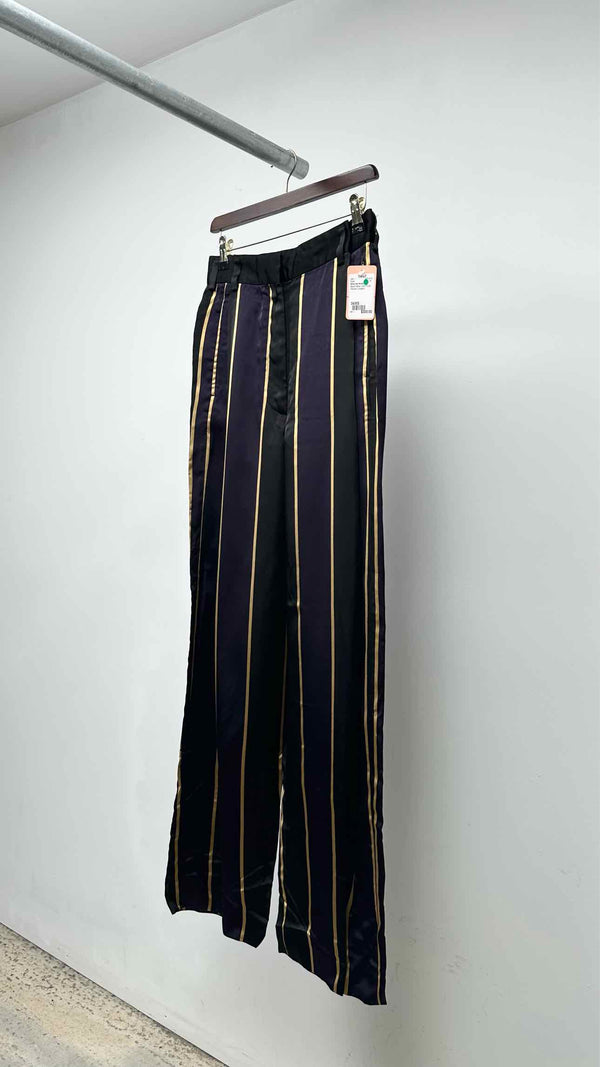 Dries Van Noten Stripe Satin Pants