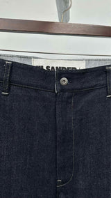 Jil Sander + High-waisted Wide Jeans