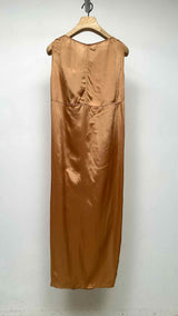 Rick Owens N/S Draped Satin Long Dress