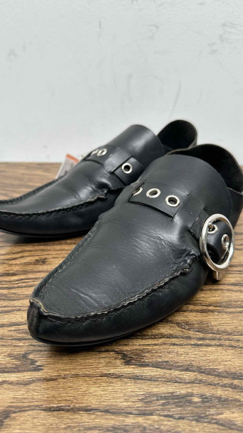 LOEWE Pointy Shearling Moccasins