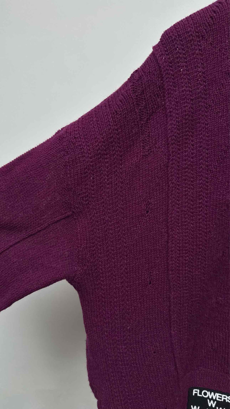 Raf Simons Oversized Patched Cable Sweater