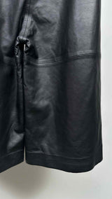 Munthe Sailor Leather Wide Shorts