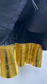 Dries Van Noten Bottom-leather Stripe Skirt