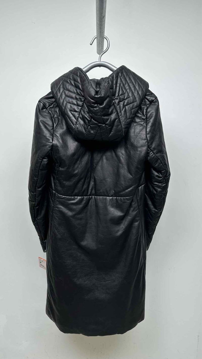 Gareth Pugh Quilted-leather Paded Long Coat