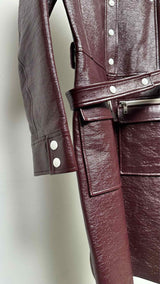 Courreges Vinyl Trench Coat