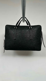Rick Owens Rectangle Overhight Embossed-leather Bag