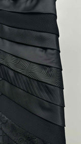 Coperni One-shoulder Tie Reconstructed Mini Dress