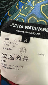Junya Watanabe N/S Asymmetrical Psychodelic Pleated Dress