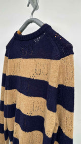 Gucci GG Open-stitch Stripe Sweater