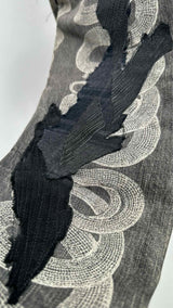 Hysteric Glamour Boro-patchwork Snake-print Jeans