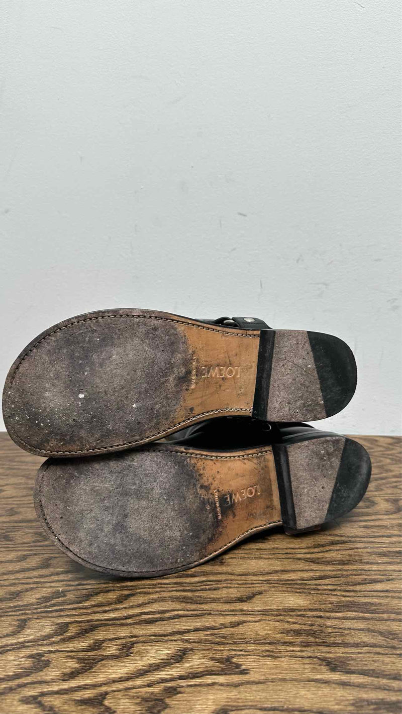 LOEWE Harnes Bikered Boots