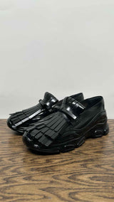Simone Rocha Tracker Loafer Fringed Leather Sneakers