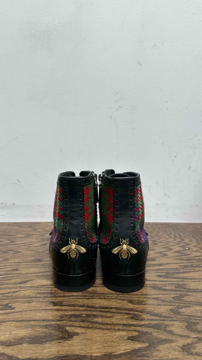 Gucci Tartan Queercore Boots