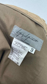 Yohji Yamamoto Pour Homme Low Edged Chino Pants