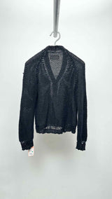 Margiela Mohair Mesh Detailed Cardigan