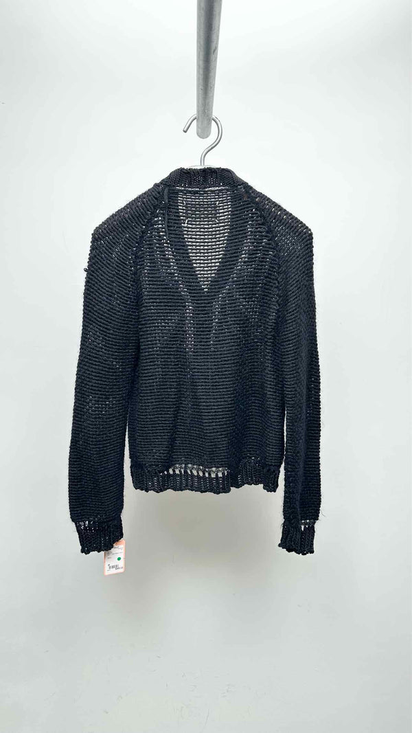 Margiela Mohair Mesh Detailed Cardigan