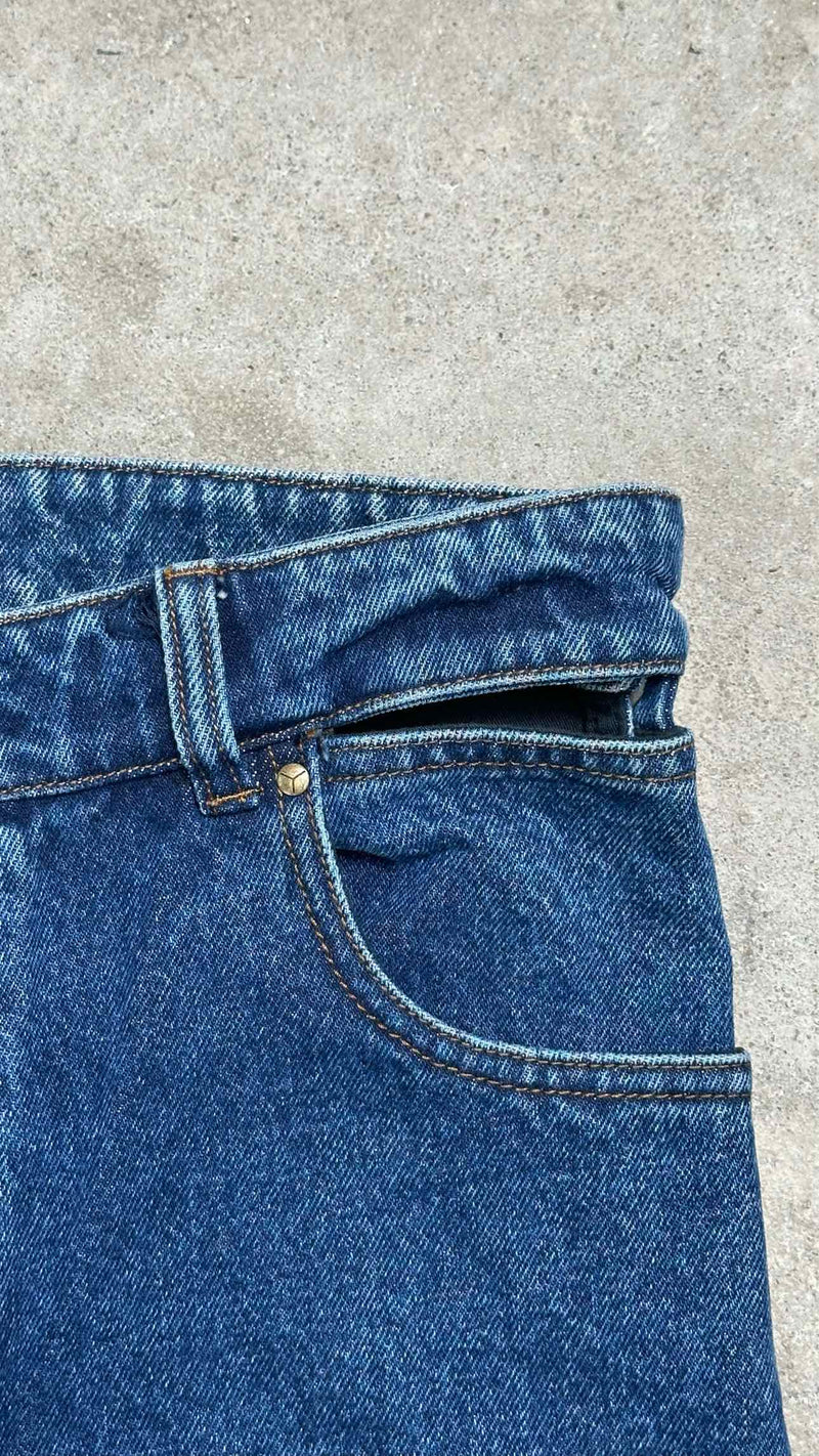 Y/ Project Detail High-waisted Wide Jeans