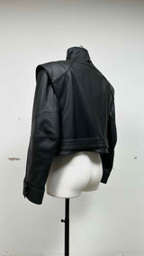 Off-White Oversized  Samurai Leather Coat