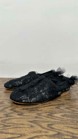 Tao Comme Des GarÃ§ons All-over Lace Detailing Flats