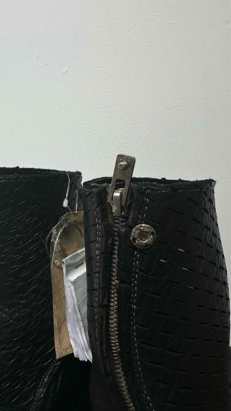 Carol Christian Poell Laser-Cut Tornade-Zip Boots