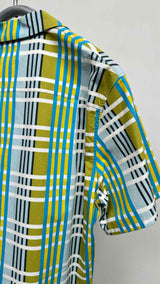 Lanvin S/S Checked-print Bowling Shirt