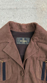 Fendi Suede Docking Knit Set-up