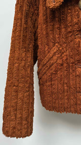 Issey Sport Big-collar Fazzy Corduroy Jacket