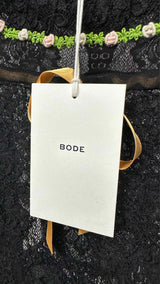 Bode N/S Corinthia Teddy Lace Silk Mini Dress