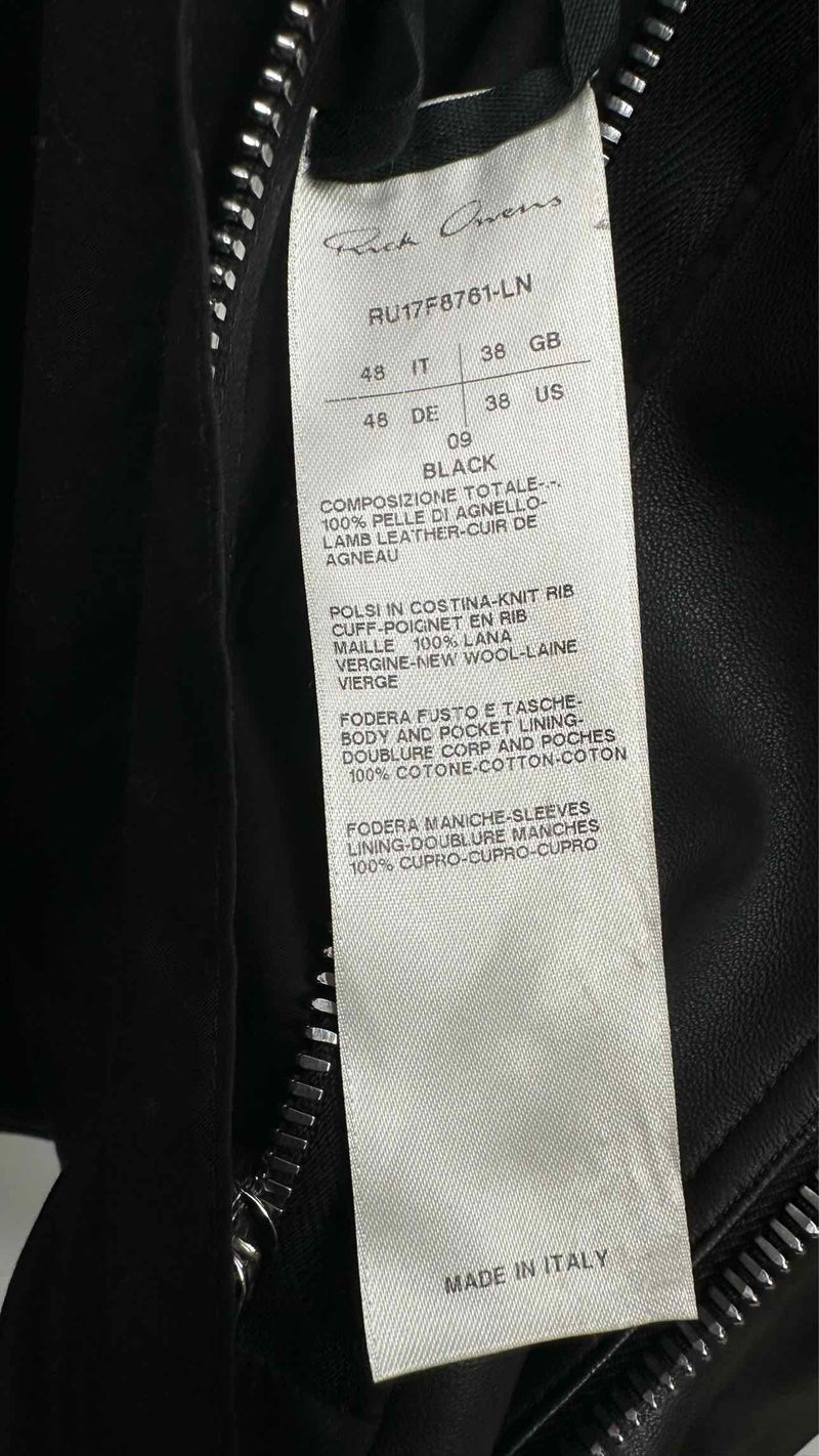 Rick Owens Leather Jacket