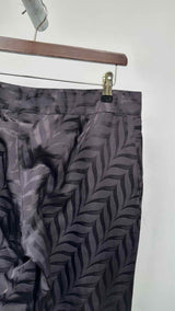 Gucci Kimono Print Silk Flare Pants