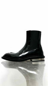 Jil Sander Leather Chelsea Ankle Boots