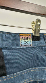 Kapital Kountry Corduroy Denim 2-tone Gypsy Flare Pants