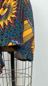 Junya Watanabe N/S Asymmetrical Psychodelic Pleated Dress
