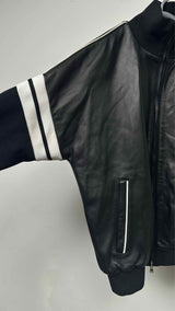 Wales Bonner Nomad Leather Track Jacket