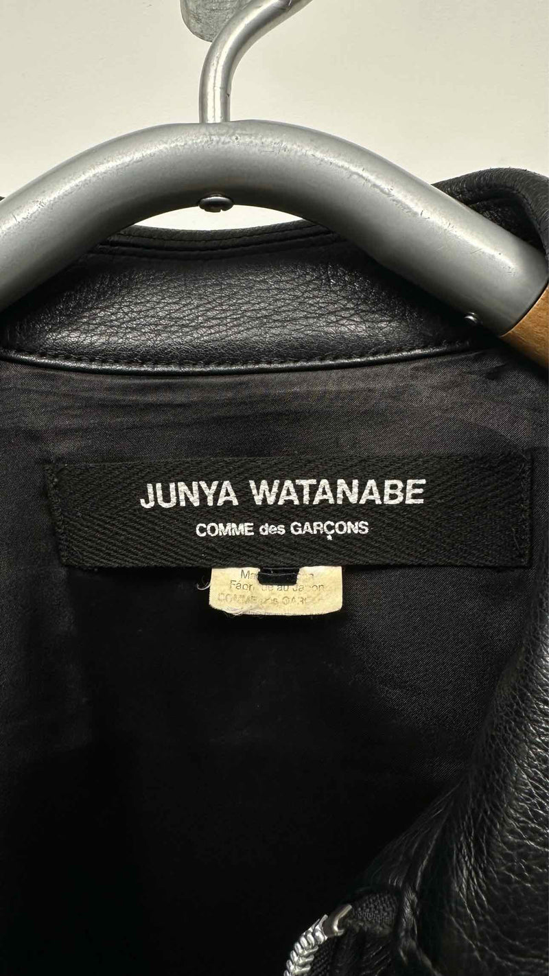Junya Watanabe Portrait-Collar Leather Jacket