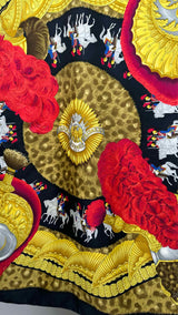 Hermes Casques et Plumets Silk Scarf