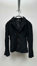 Comme Des Garcons Back-bow Corset Blazer Jacket