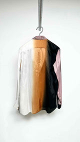 Rick Owens Larry Fogpocket Ombre Satin Shirt