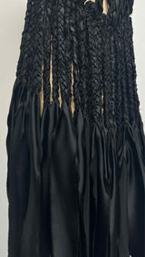 Phoebe English N/S Hand-braided Holter-neck Dress