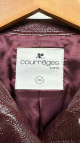 Courreges Vinyl Trench Coat