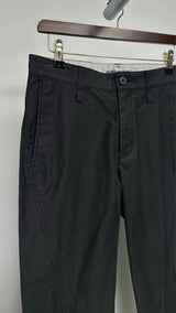 Issey Miyake Asymmetrical-Seam Flare Pants