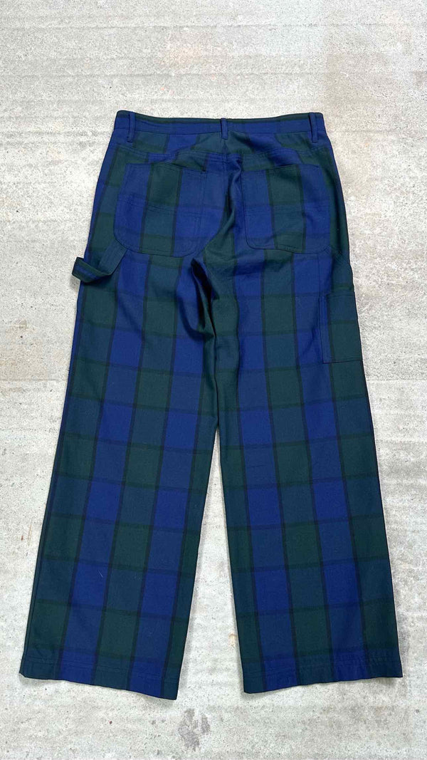 Tricot Comme Des Garçons Check Wool Wide Work Pants