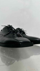 Balenciaga Square-Toe Bloc-Rim Derby