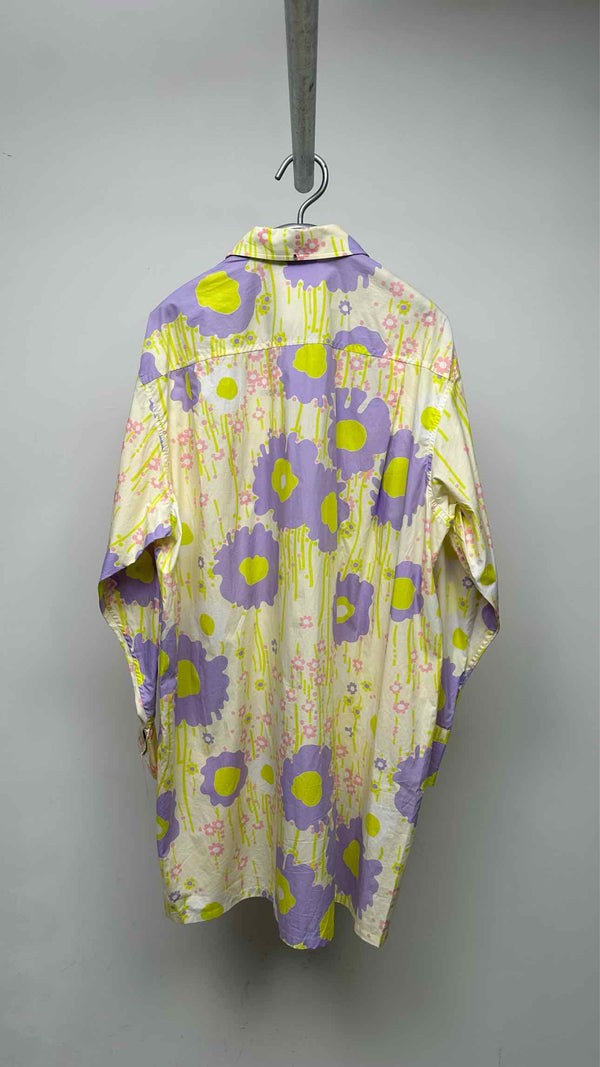 Sportmax Belted Floral Oversized Shirt Dress