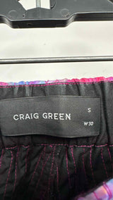 Craig Green Vibrating Floral Quilted Wide Pants