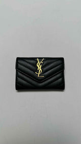 Saint Laurent Cassandre Matelasse Small Envelope Wallet