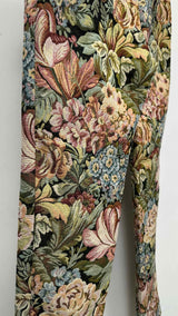 Alexander McQueen Floral Jacquard Pants