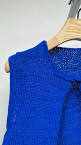 Pleats Please Loose-knit Vest