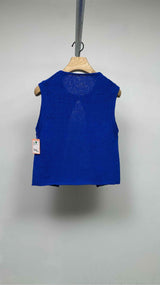 Pleats Please Loose-knit Vest